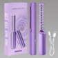 Meneflix Portable Mini Hair Straightener Cordless Rechargeable Mini Adjustable Hair Straightener Hot Comb & Surprise Gift