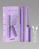 Meneflix Portable Mini Hair Straightener Cordless Rechargeable Mini Adjustable Hair Straightener Hot Comb & Surprise Gift