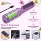 Meneflix Portable Mini Hair Straightener Cordless Rechargeable Mini Adjustable Hair Straightener Hot Comb & Surprise Gift