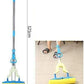 Mop Folding Squeeze Sponge Mop, Stainless Steel Rod-Rubber, Can Expand Cotton Absorbent Mop, Mop Floor Cleaning